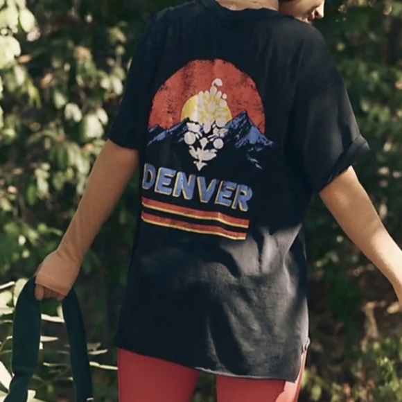 Fp Movement Inspire Graphic Boyfriend Tunic Denver Combo - Picture 1 of 2